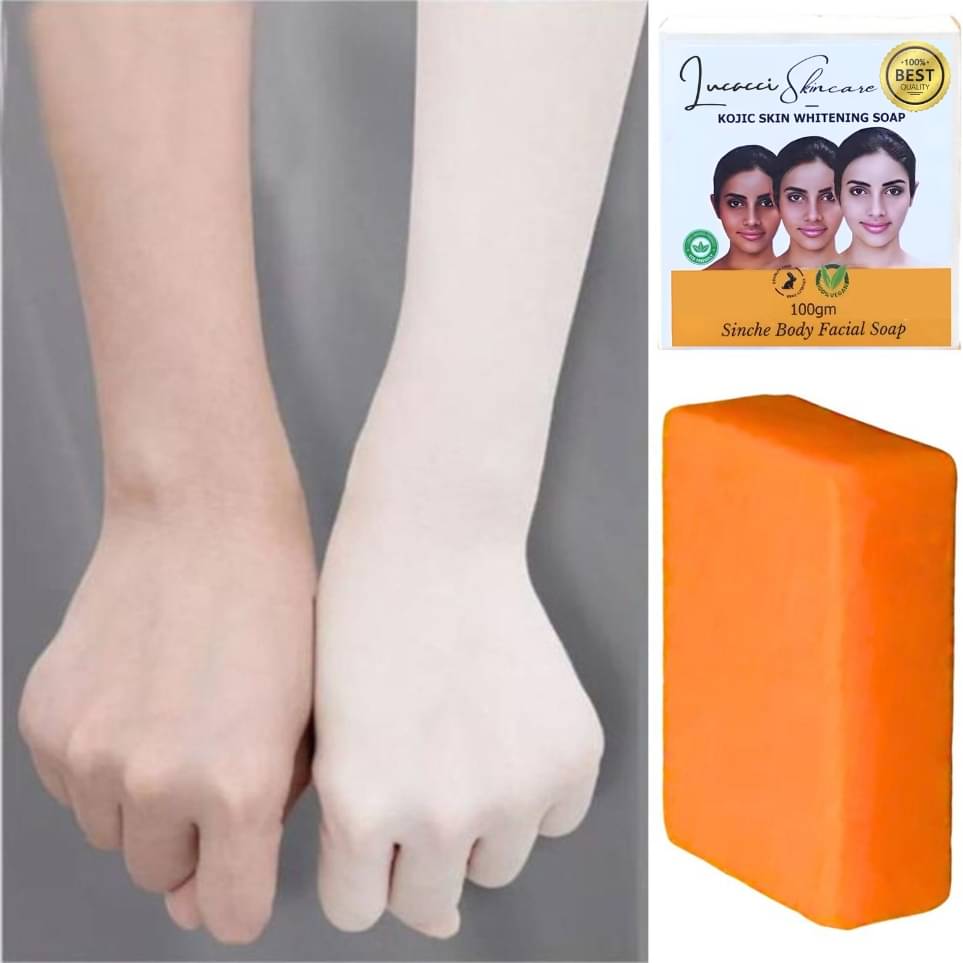     			LUCACCI Skin Whitening Soap for All Skin Type ( Pack of 1 )