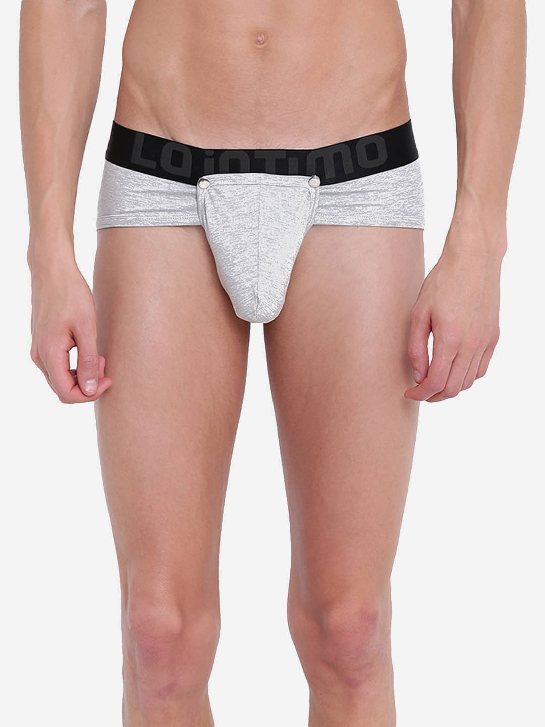     			La Intimo Pack of 1 Polyester Briefs For Men's ( Light Grey )