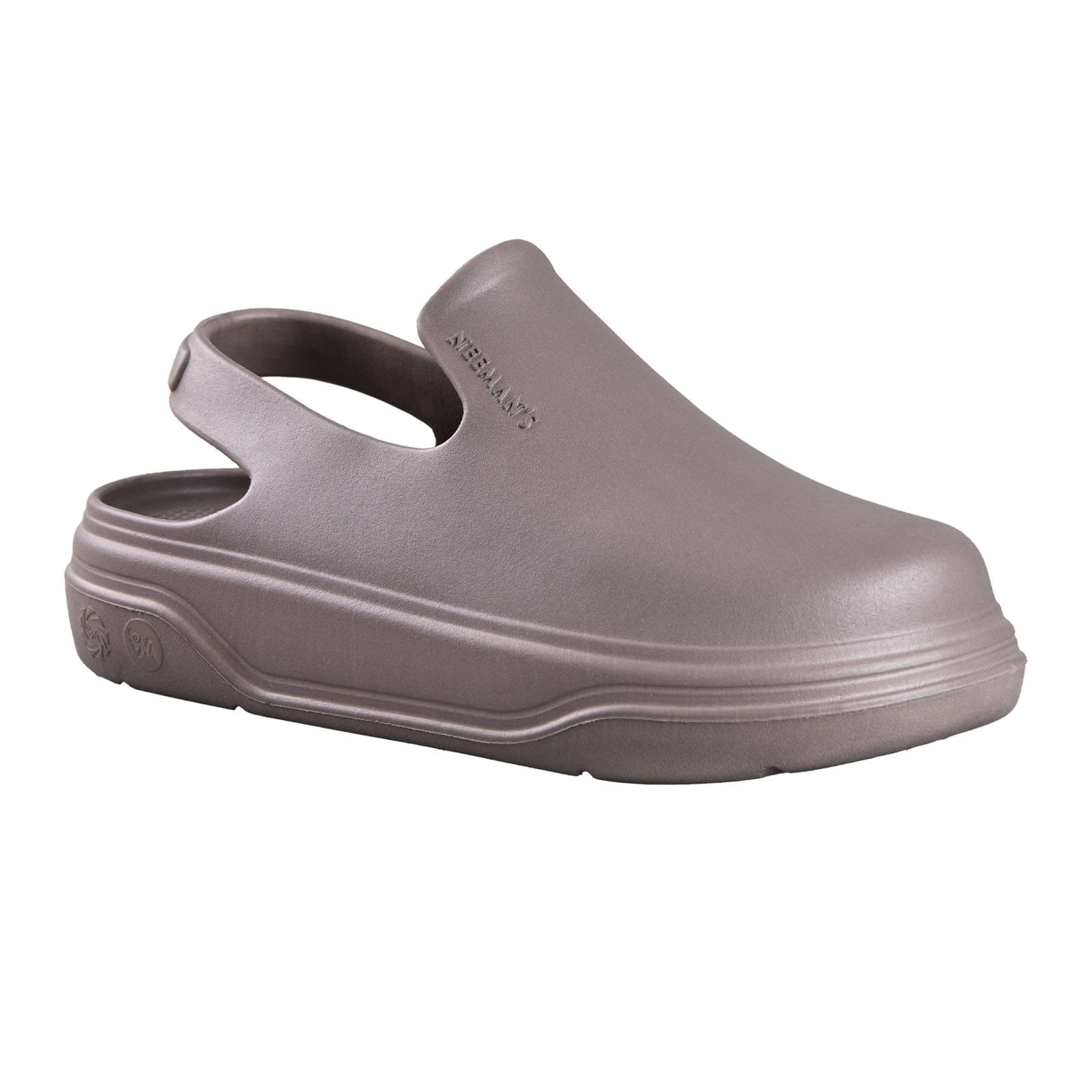     			Neemans Grey Melange Women's Toe Covered Flip Flop