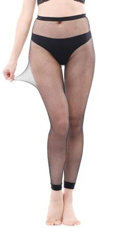     			Neska Moda Pack of 1 Women's Nylon Full length Stockings ( Black )