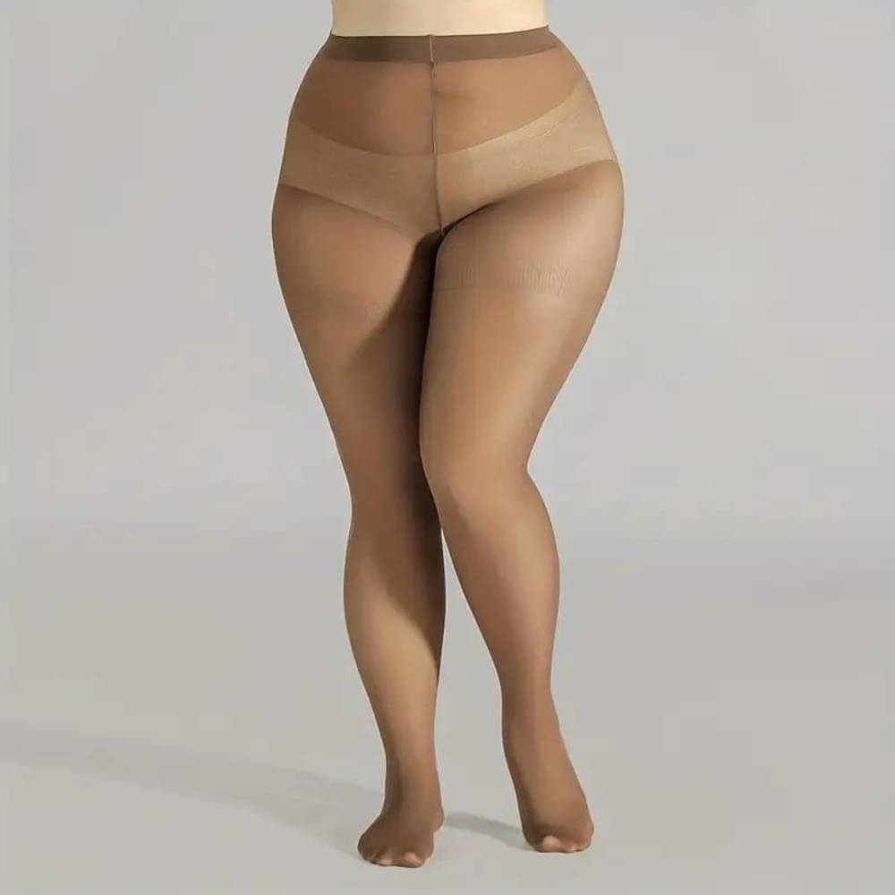     			Neska Moda Pack of 1 Women's Nylon Full length Stockings ( Beige )
