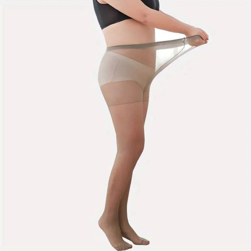     			Neska Moda Pack of 1 Women's Nylon Full length Stockings ( Gray )