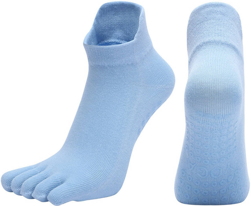     			Neska Moda Pack of 1 Unisex Cotton Ankle Length Socks ( Blue )
