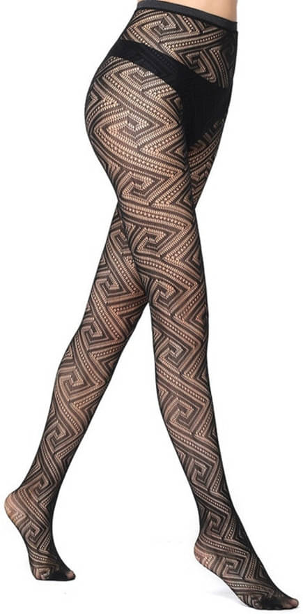     			Neska Moda Pack of 1 Women's Nylon Full length Stockings ( Black )