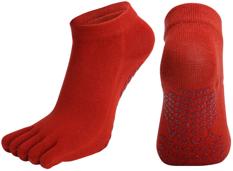     			Neska Moda Pack of 1 Unisex Cotton Ankle Length Socks ( Orange )