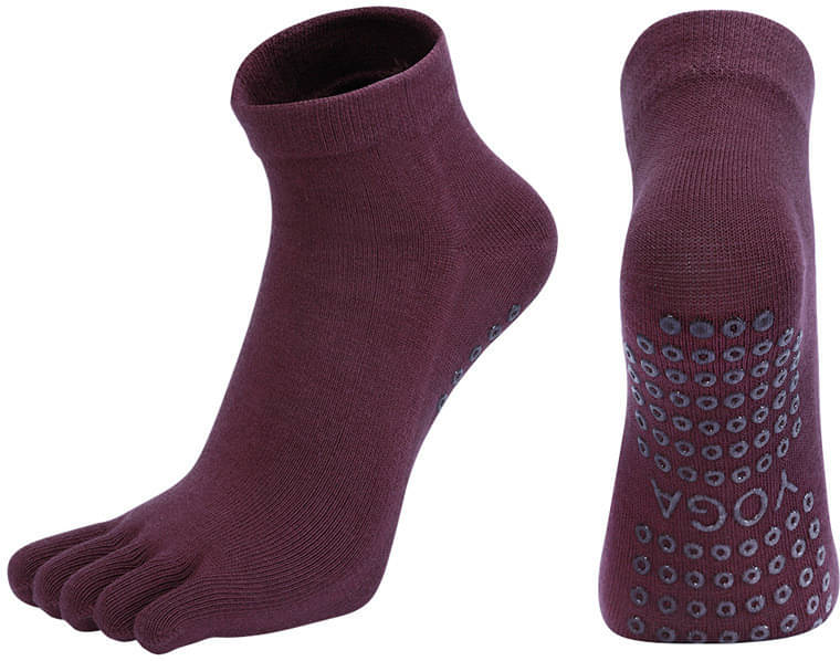     			Neska Moda Pack of 1 Unisex Cotton Ankle Length Socks ( Purple )