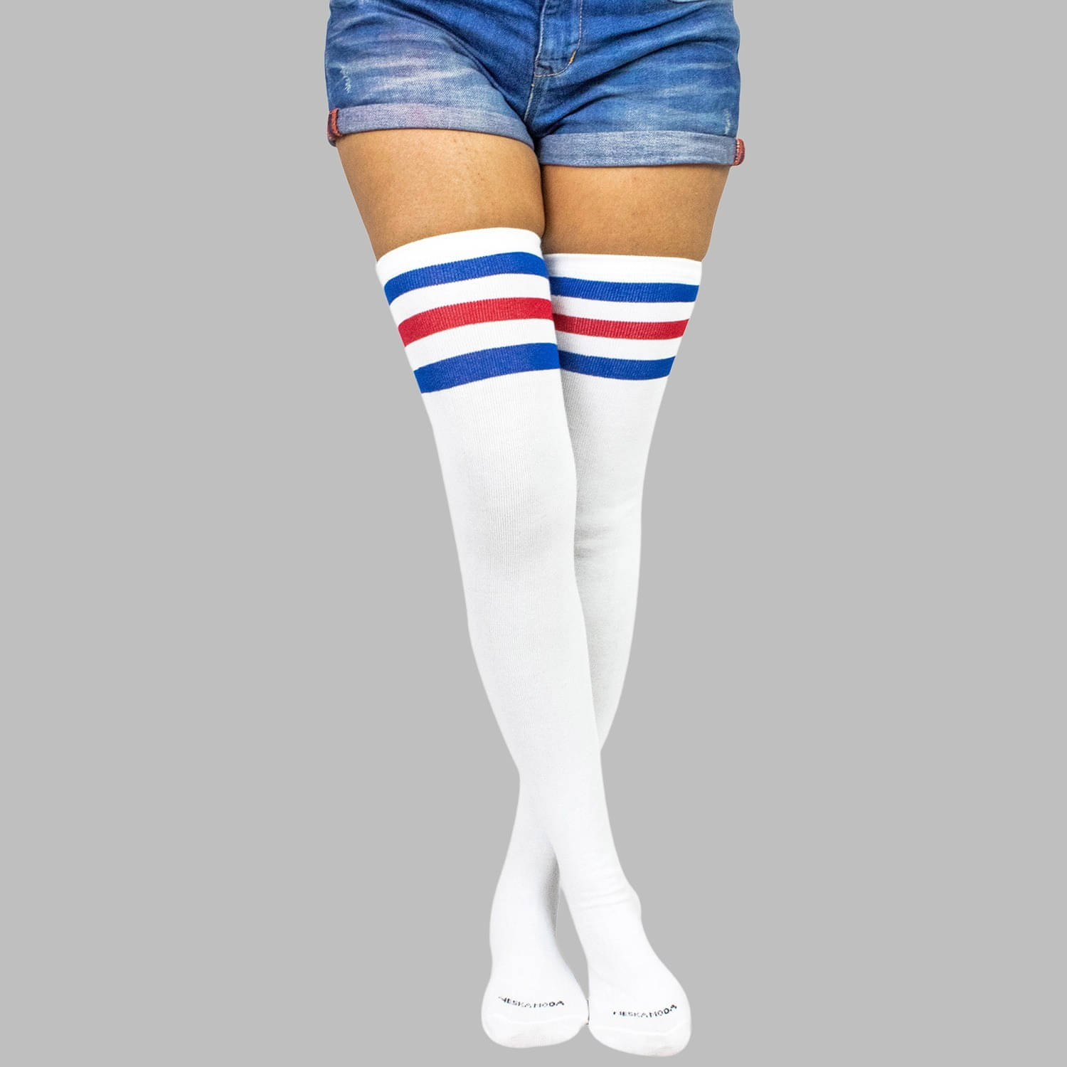 Neska Moda Pack of 1 Women's Cotton Full length Stockings ( White ) Neska Moda Pack of 1 Women's Cotton Full length Stockings ( White )