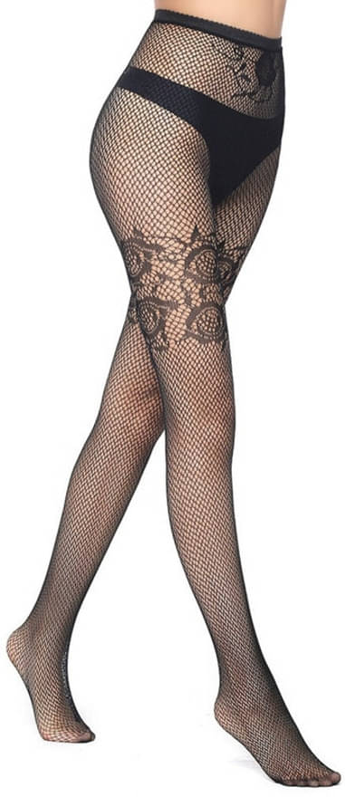     			Neska Moda Pack of 1 Women's Nylon Full length Stockings ( Black )