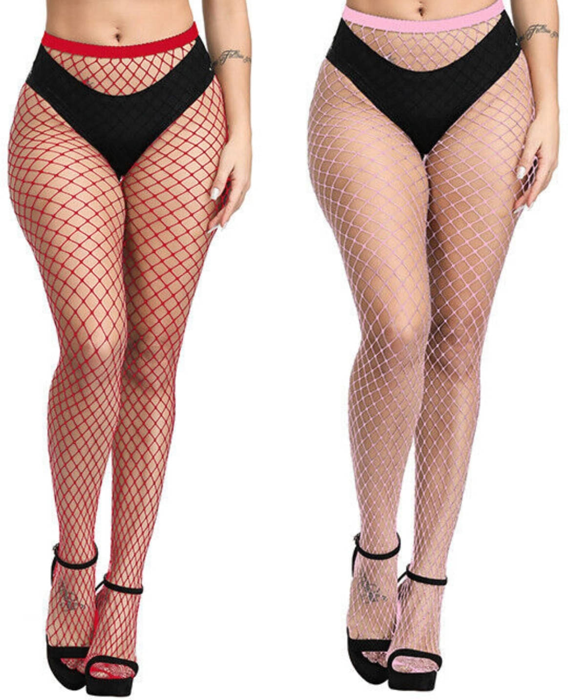     			Neska Moda Pack of 2 Women's Nylon Full length Stockings ( Multicolor )