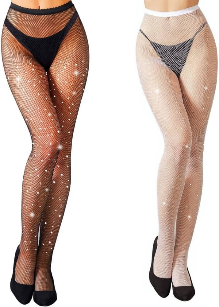     			Neska Moda Pack of 2 Women's Nylon Full length Stockings ( Multicolor )