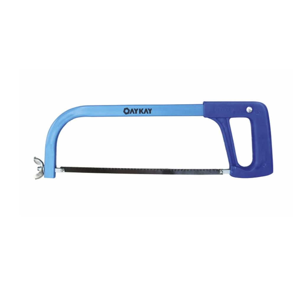     			OAYKAY Tools 12'' HACKSHAW Frame Chrome Plated Heavy Duty Rectangular Pipe Frame,Aluminium Casted Handle with 12'' Blade Fitted