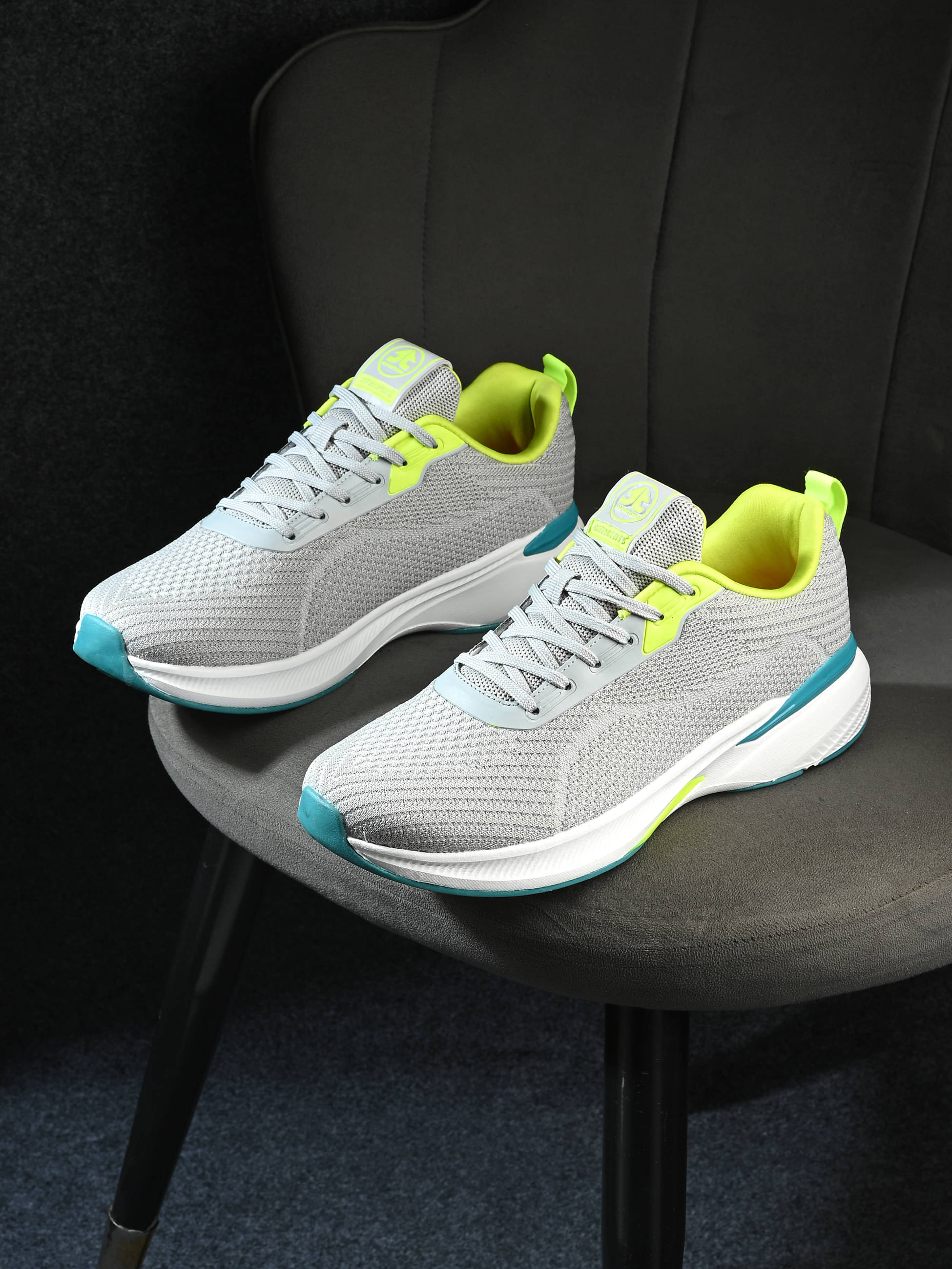     			OFF LIMITS BOOSTER Light Grey Men's Sports Running Shoes
