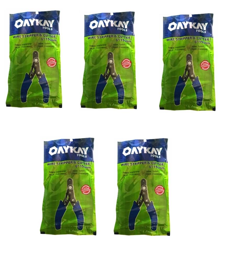     			OayKay Tools Wire Cutter for Wire Cutting Stripper Tool for Multipurpose Use, Pack Of 5