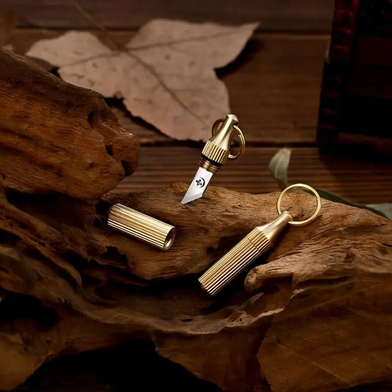     			PAGALY Gold Men's Utility Keychain ( Pack of 1 )