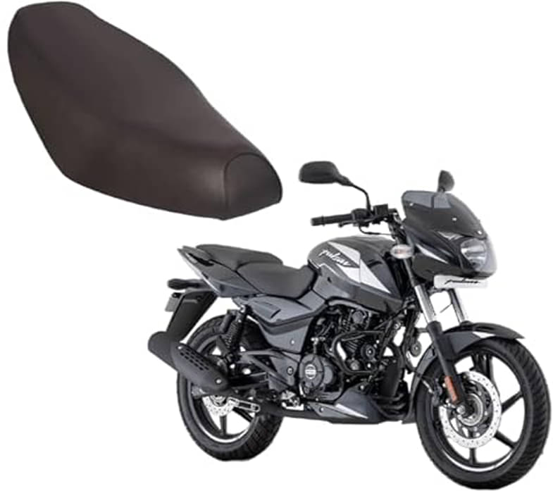     			Pulsar 150 Bike Seat Cover Protect from Rust and Dust, PU Leather Waterproof Durable Seat Cover (Black)