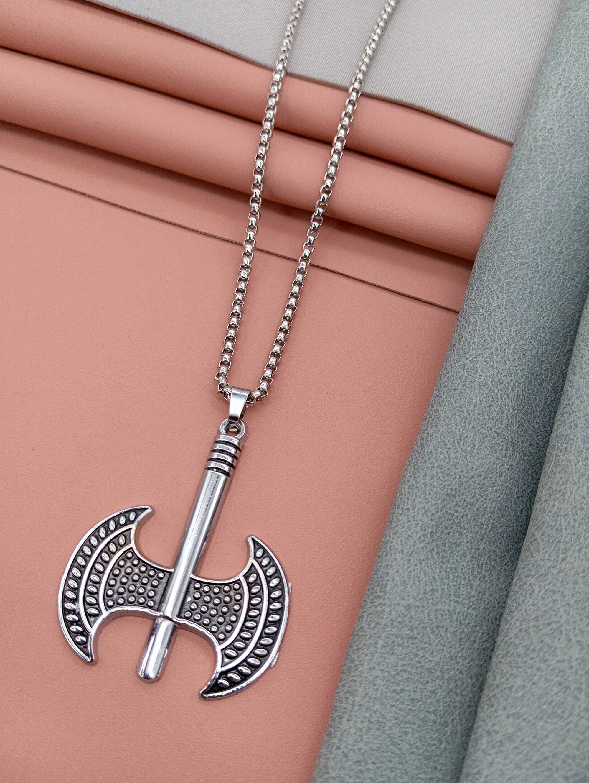     			SHANKHRAJ MA LL Silver Pendant ( Pack of 1 )