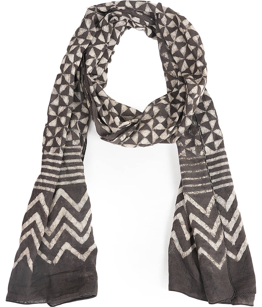 STYLE SHOES BLACK Cotton Women's Stole ( Pack of 1 ) - Dupattas & Shawls | Buy online on ZillyBuy