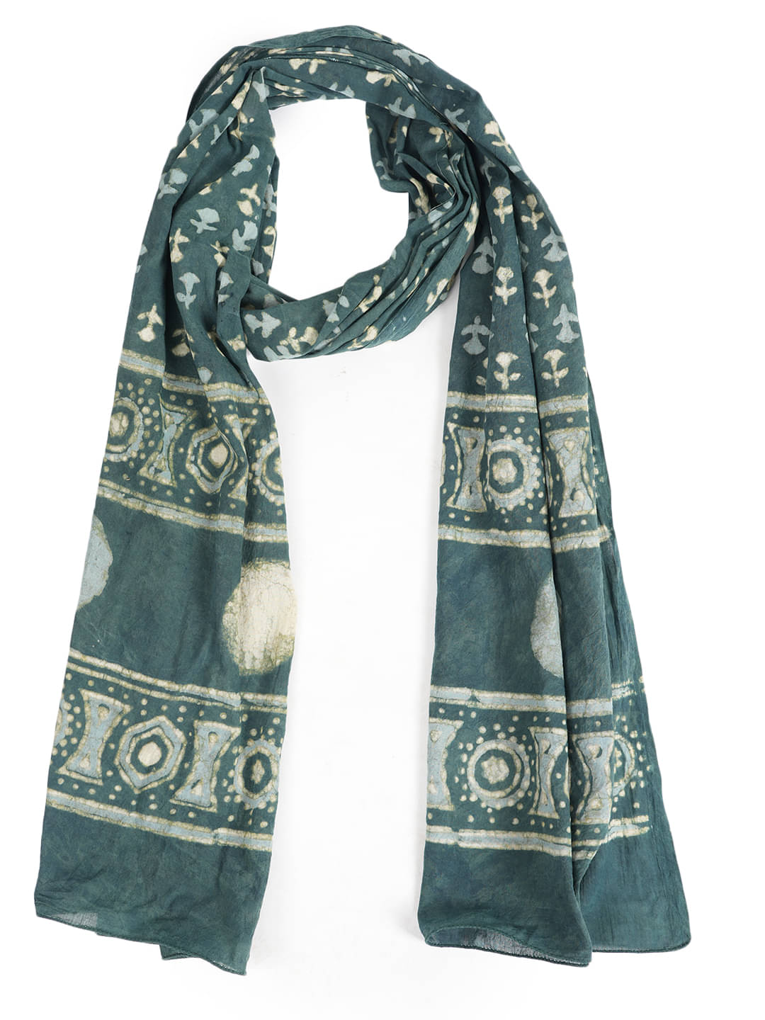 STYLE SHOES BLUE Cotton Women's Stole ( Pack of 1 ) STYLE SHOES BLUE Cotton Women's Stole ( Pack of 1 )