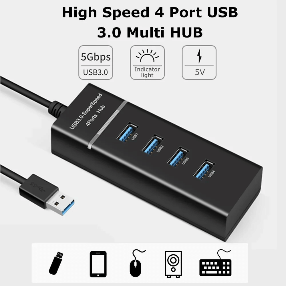     			Shop To Shop 4 port USB Hub