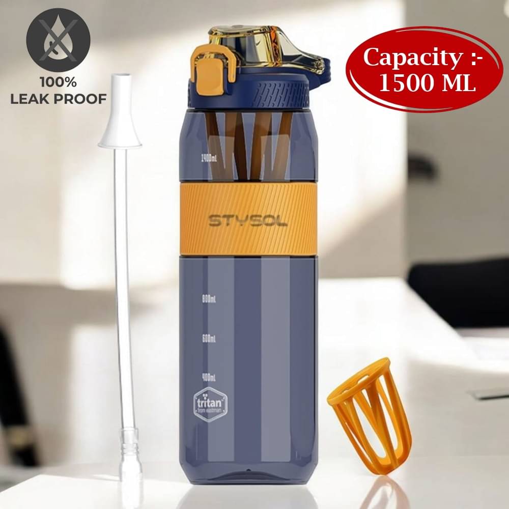     			Stysol Sipper Water Bottel Blue Plastic Sipper Water Bottle 1500 mL ( Set of 1 )