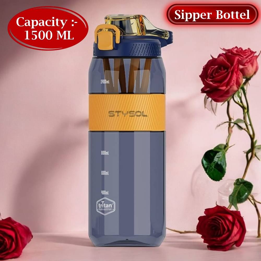     			Stysol Sipper Water Bottel Blue Plastic Sipper Water Bottle 1500 mL ( Set of 1 )
