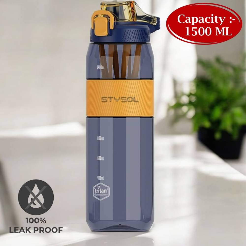     			Stysol Sipper Water Bottel Blue Plastic Sipper Water Bottle 1500 mL ( Set of 1 )
