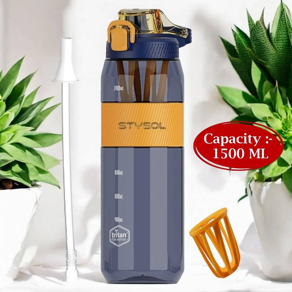     			Stysol Sipper Water Bottel Blue Plastic Sipper Water Bottle 1500 mL ( Set of 1 )