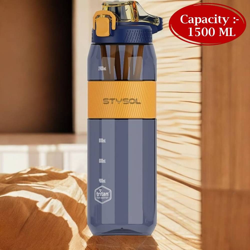     			Stysol Sipper Water Bottel Blue Plastic Sipper Water Bottle 1500 mL ( Set of 1 )