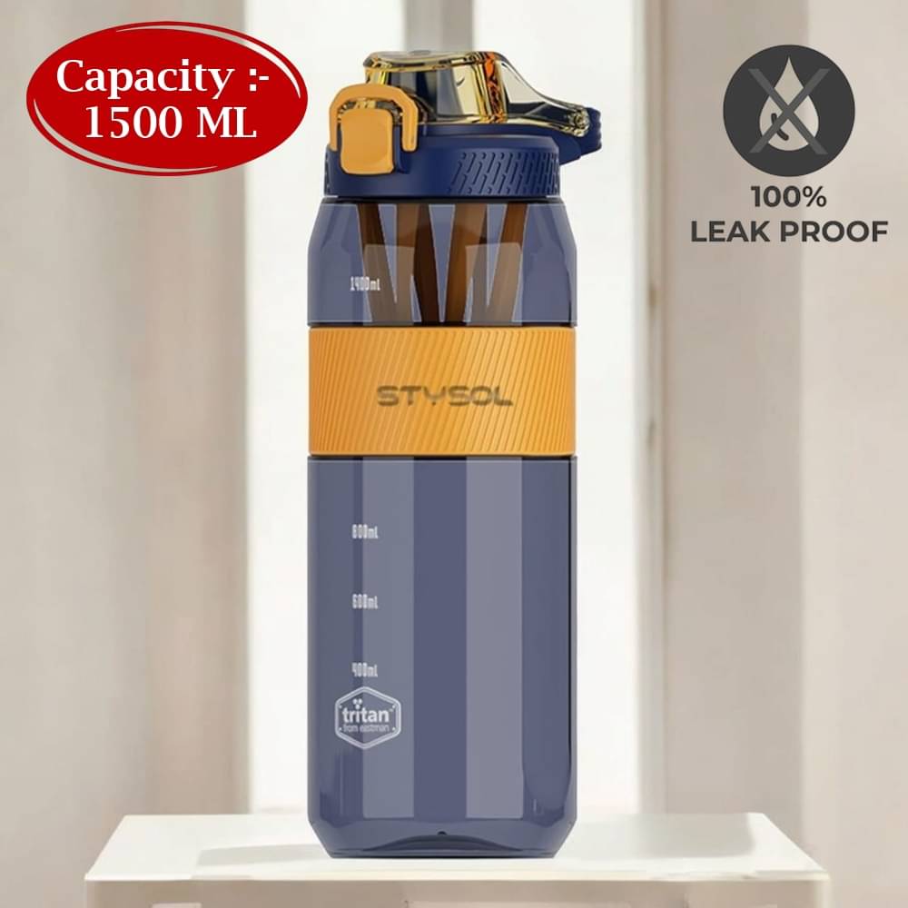     			Stysol Sipper Water Bottel Blue Plastic Sipper Water Bottle 1500 mL ( Set of 1 )