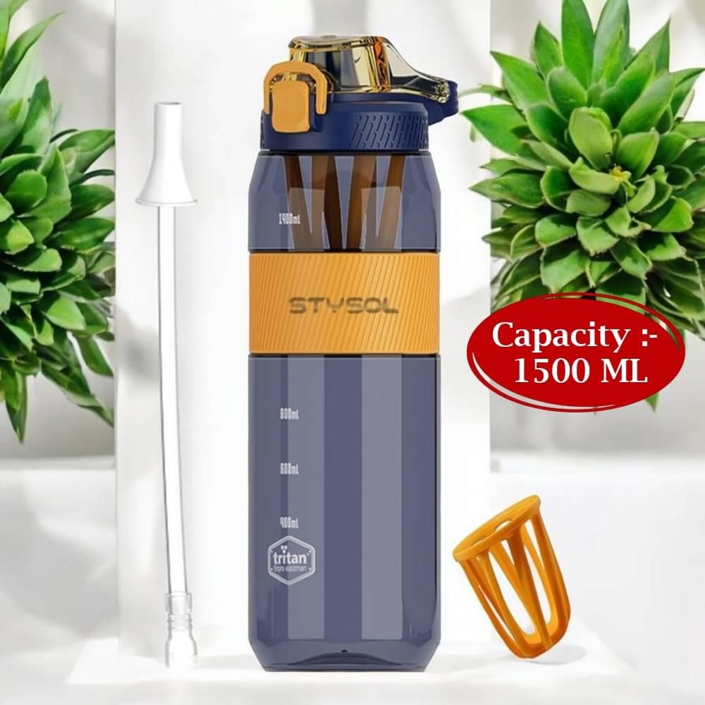     			Stysol Sipper Water Bottel Blue Plastic Sipper Water Bottle 1500 mL ( Set of 1 )