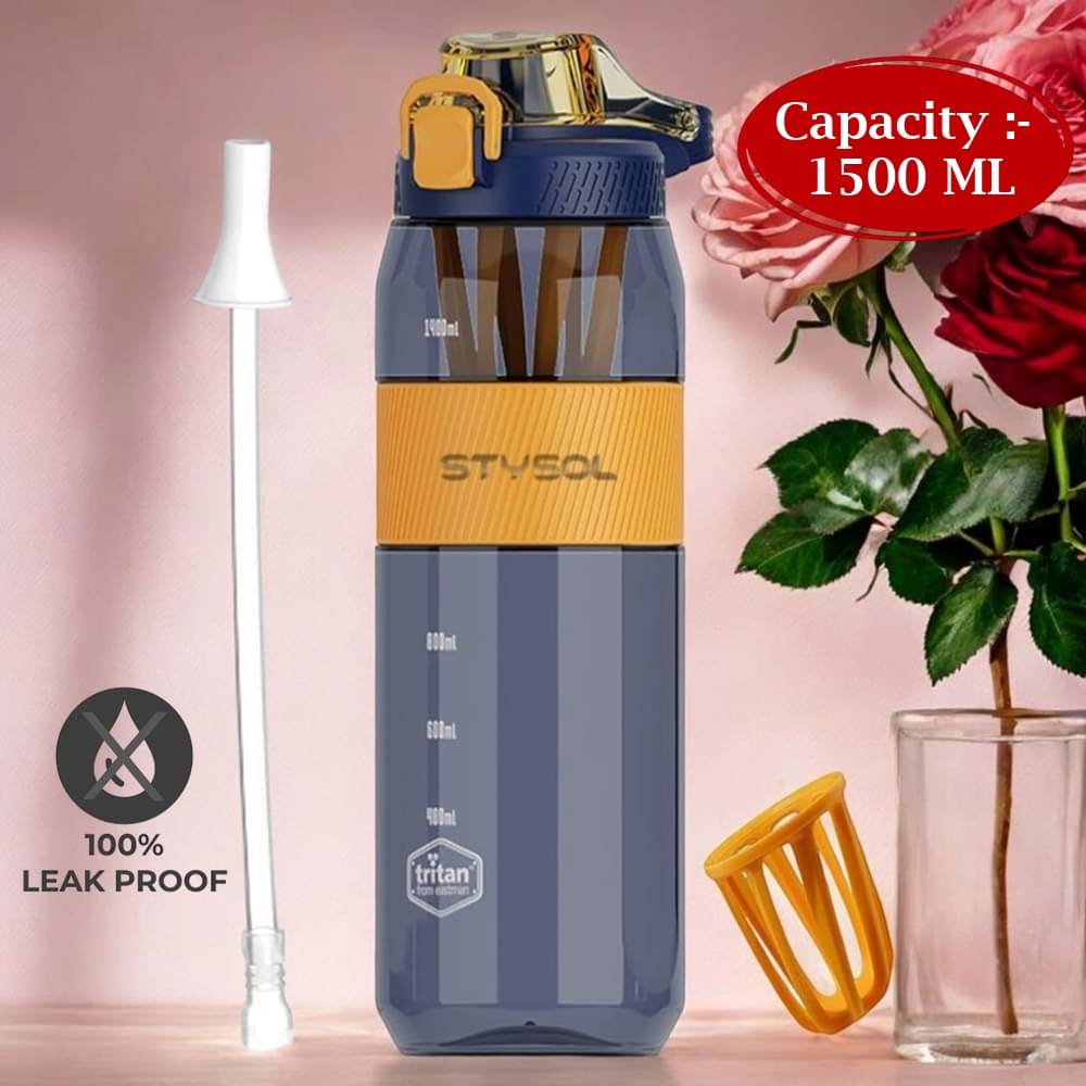     			Stysol Sipper Water Bottel Blue Plastic Sipper Water Bottle 1500 mL ( Set of 1 )