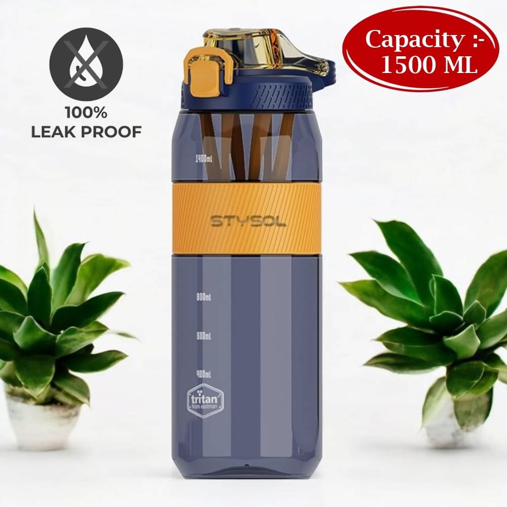    			Stysol Sipper Water Bottel Blue Plastic Sipper Water Bottle 1500 mL ( Set of 1 )