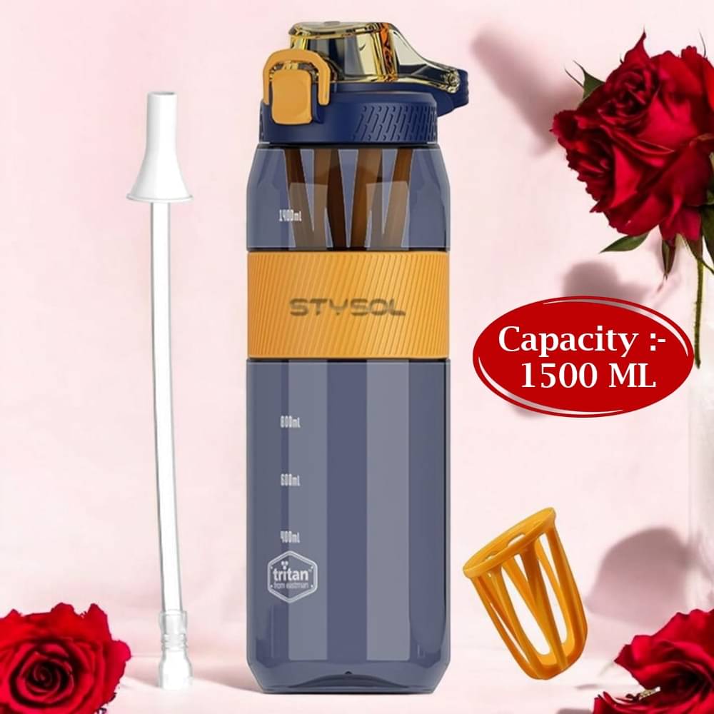     			Stysol Sipper Water Bottel Blue Plastic Sipper Water Bottle 1500 mL ( Set of 1 )