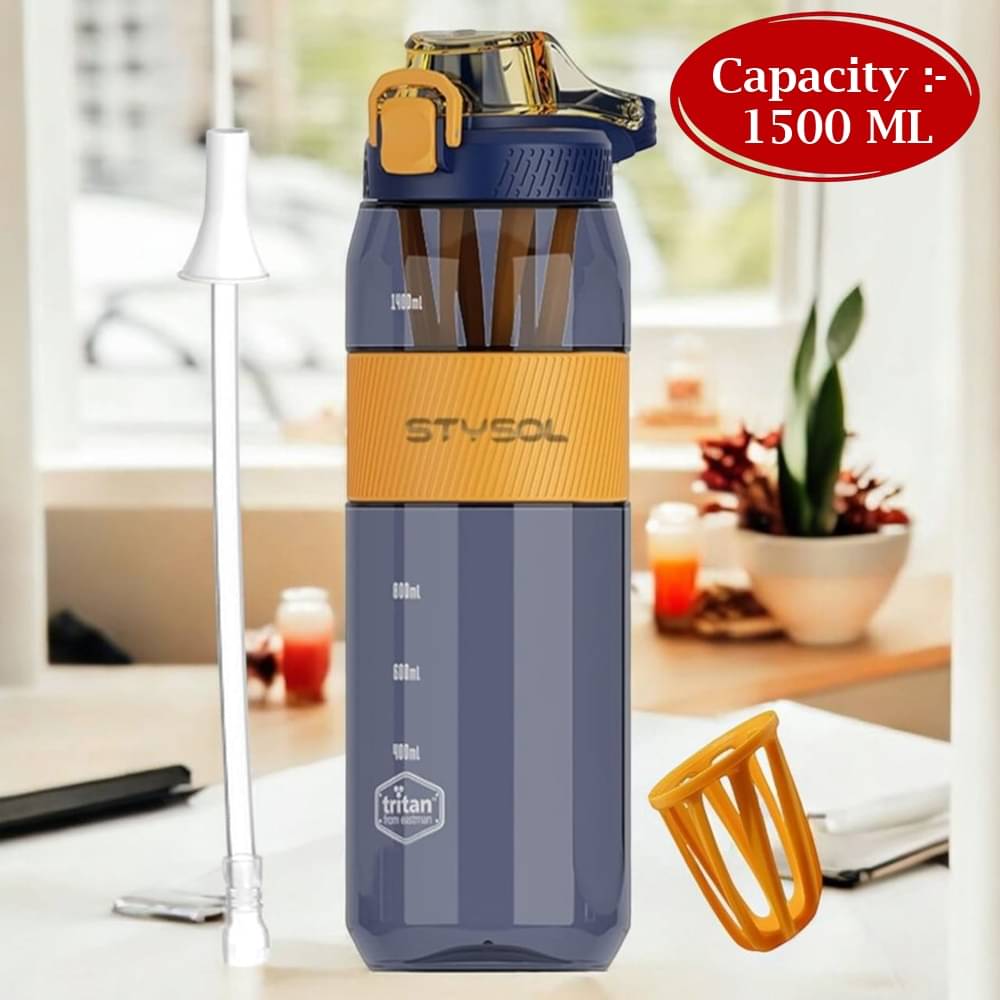     			Stysol Sipper Water Bottel Blue Plastic Sipper Water Bottle 1500 mL ( Set of 1 )