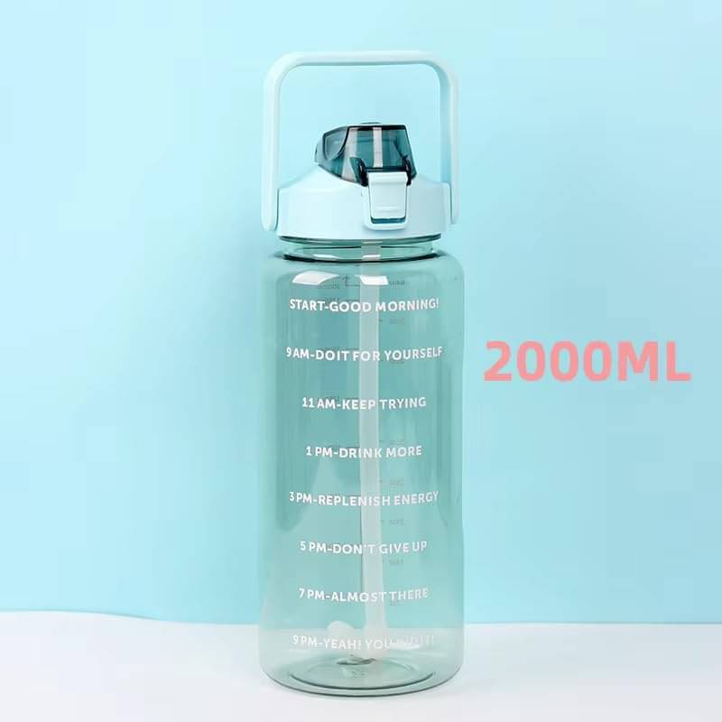 Stysol Sipper Water Bottel Blue Plastic Sipper Water Bottle 2000 mL ( Set of 1 ) Stysol Sipper Water Bottel Blue Plastic Sipper Water Bottle 2000 mL ( Set of 1 )