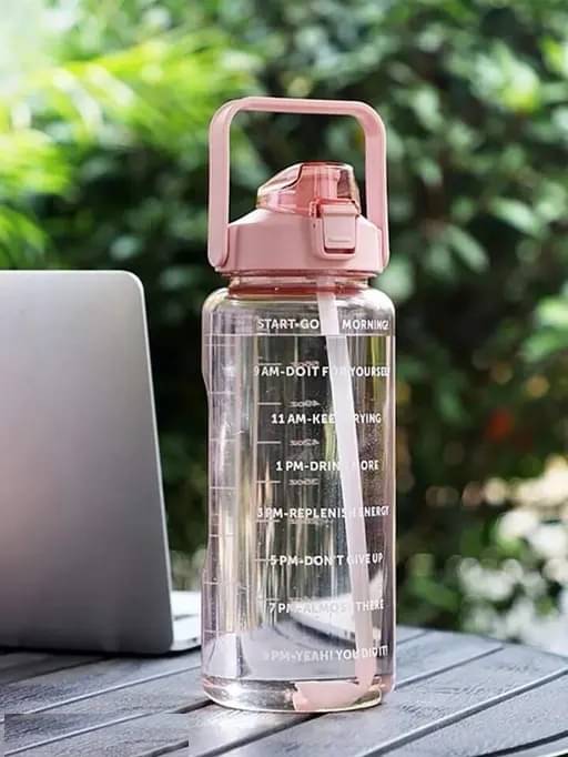 Stysol Sipper Water Bottel Pink Plastic Sipper Water Bottle 2000 mL ( Set of 1 ) Stysol Sipper Water Bottel Pink Plastic Sipper Water Bottle 2000 mL ( Set of 1 )