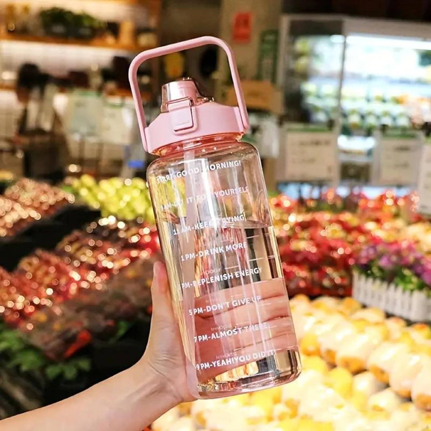     			Stysol Sipper Water Bottel Pink Plastic Sipper Water Bottle 2000 mL ( Set of 1 )