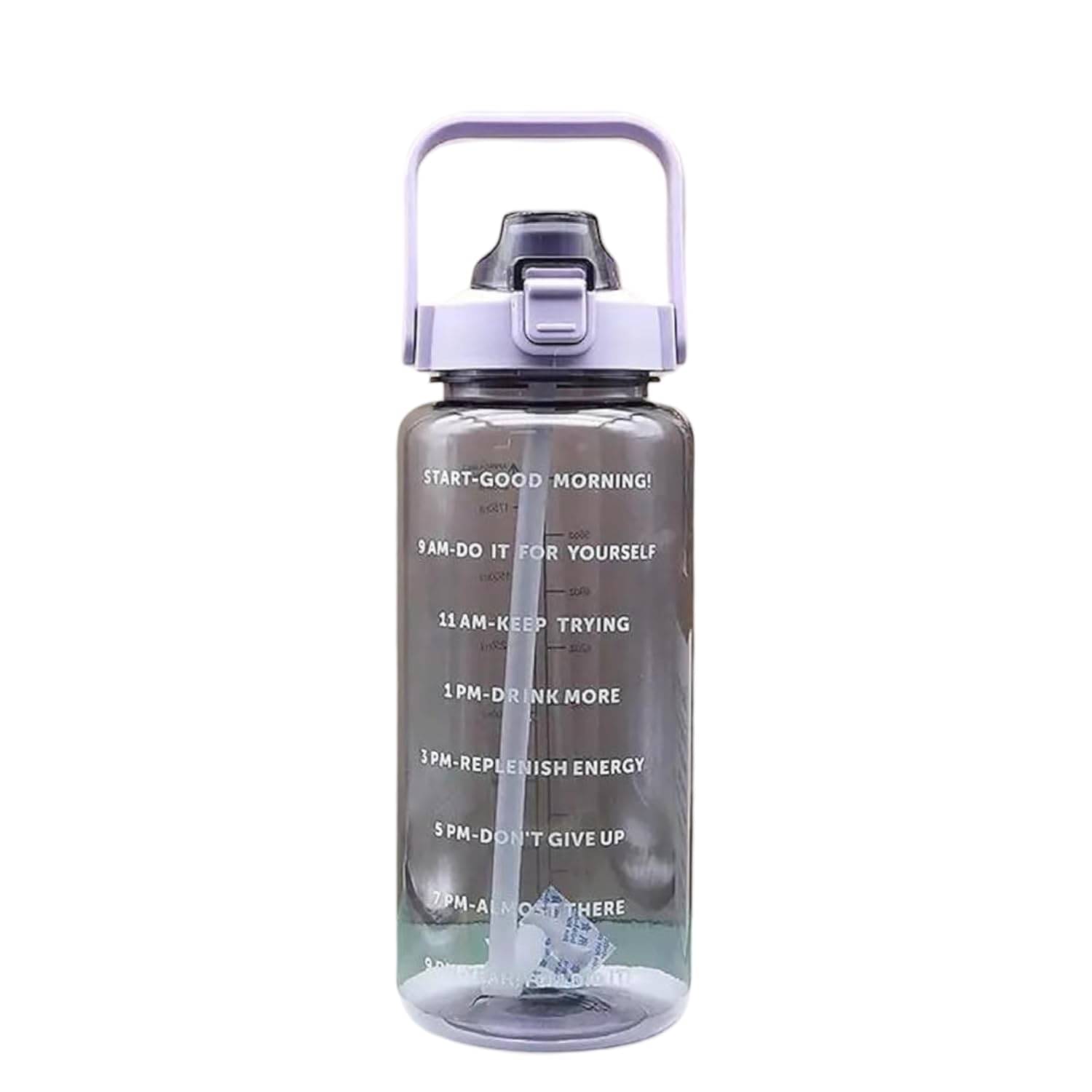 Stysol Sipper Water Bottel Purple Plastic Sipper Water Bottle 2000 mL ( Set of 1 ) Stysol Sipper Water Bottel Purple Plastic Sipper Water Bottle 2000 mL ( Set of 1 )