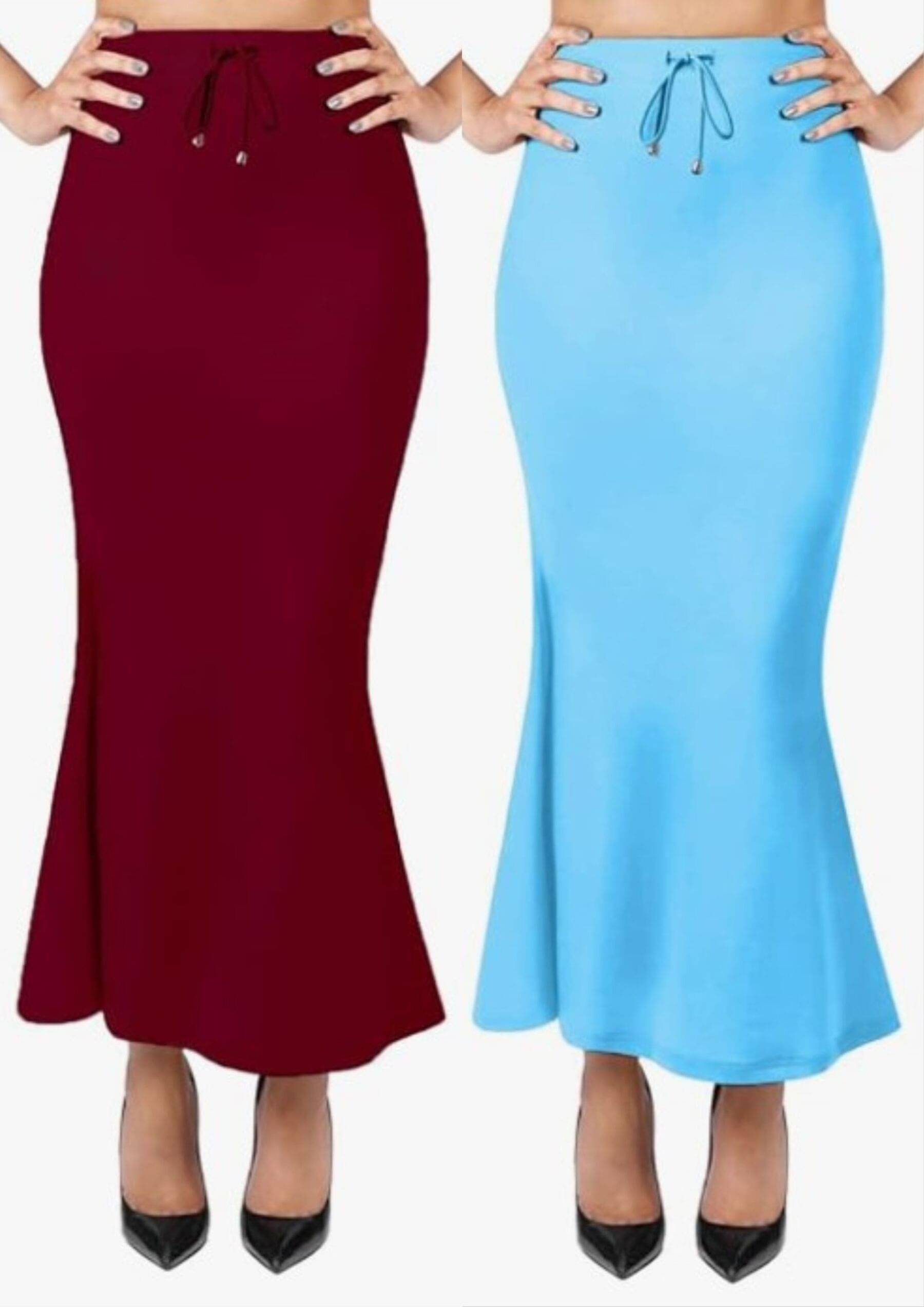     			Taslar Pack of 2 Nylon Women's Shaping Bottoms ( Light Blue )