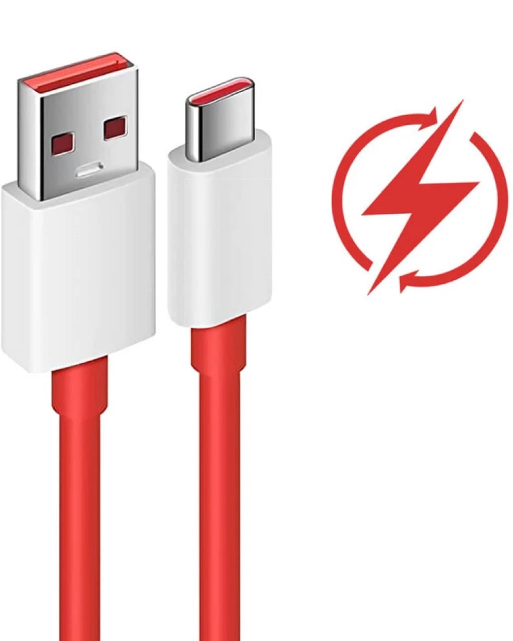     			UTRAX  65W USB to Type C Charging Cable with 5Amp Output, 480 mbps Data Sync, 1M Length, Supports Fast Charger, MacBook, Laptops, Smartphones (Red)
