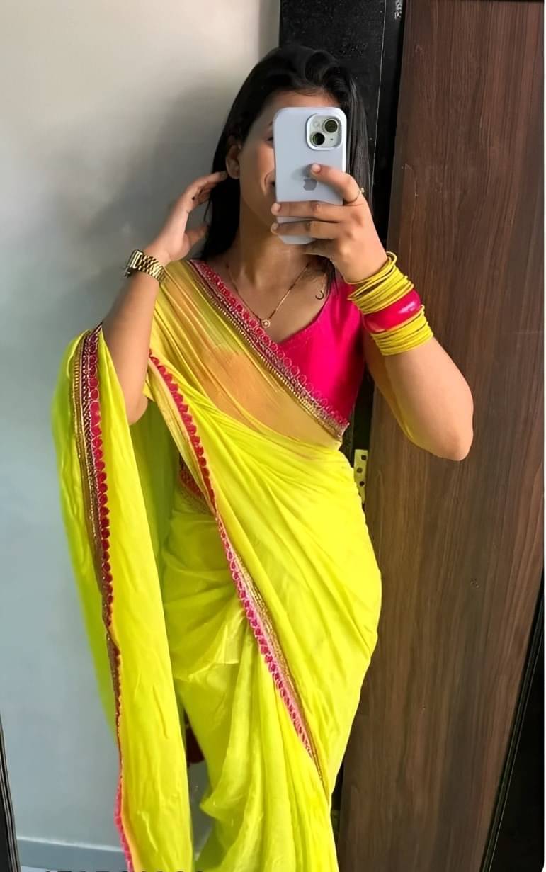 V FANCY Georgette Solid Kanjeevaram Sarees With Stitched Blouse ( Green ) V FANCY Georgette Solid Kanjeevaram Sarees With Stitched Blouse ( Green )