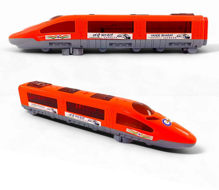     			Vande Bharat Express Toy Train – Model 105 Battery Operated, 3D Lights & Music