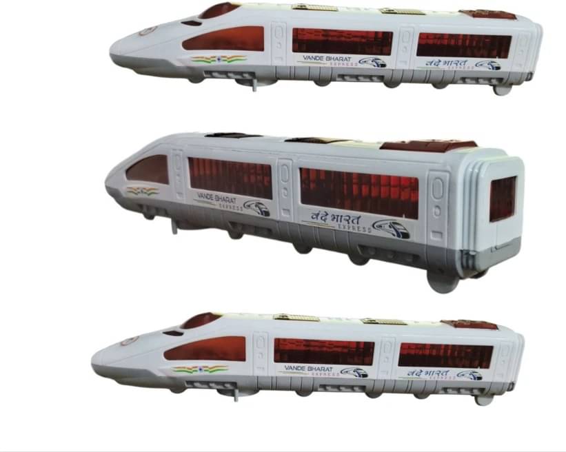     			Vande Bharat Express Toy Train – Model 105 Battery Operated, 3D Lights & Music