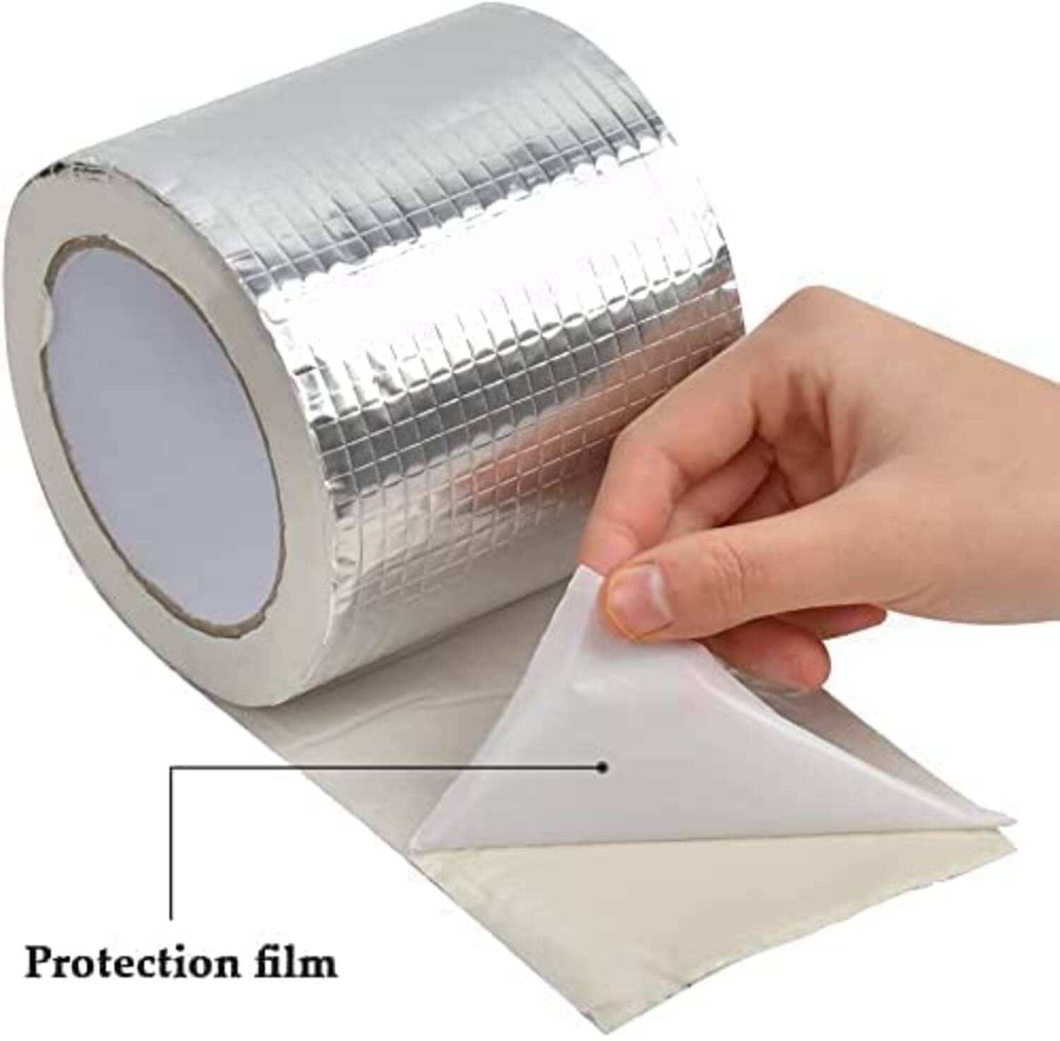     			WRUNJI Silver Single Sided Duct Tape ( Pack of 1 )