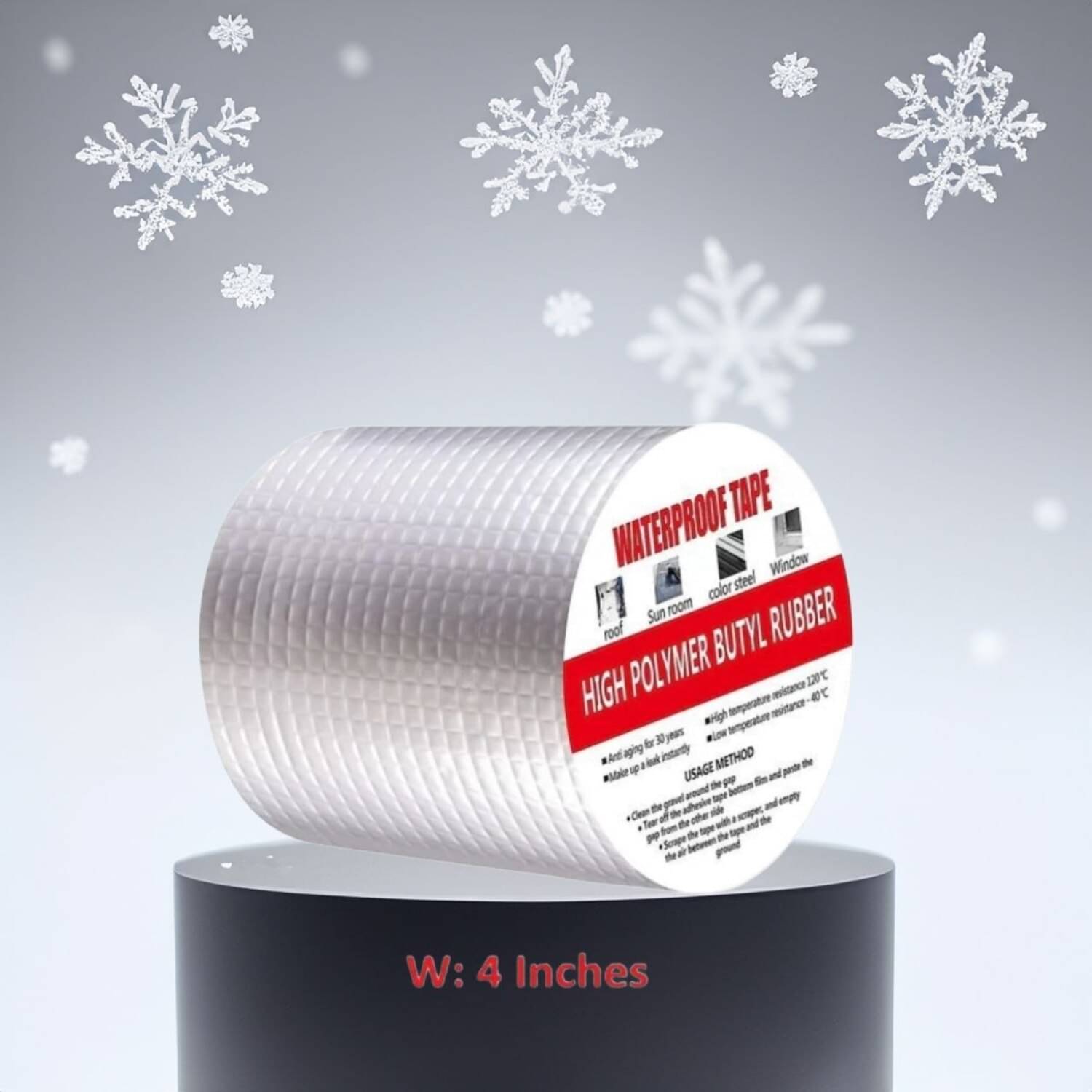     			WRUNJI Silver Single Sided Duct Tape ( Pack of 1 )