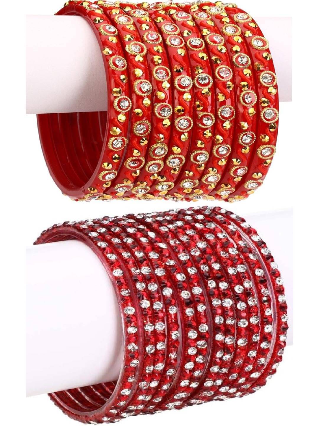 1 Time Multicolor Bangle Set ( Pack of 2 ) 1 Time Multicolor Bangle Set ( Pack of 2 )
