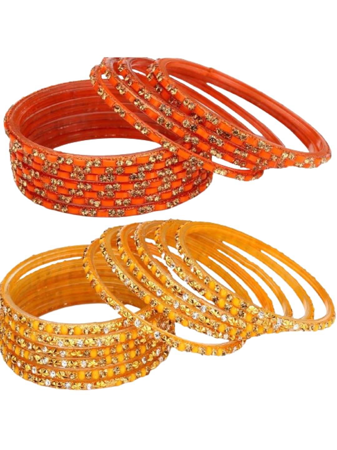 1 Time Rose Gold Bangle Set ( Pack of 2 ) 1 Time Rose Gold Bangle Set ( Pack of 2 )