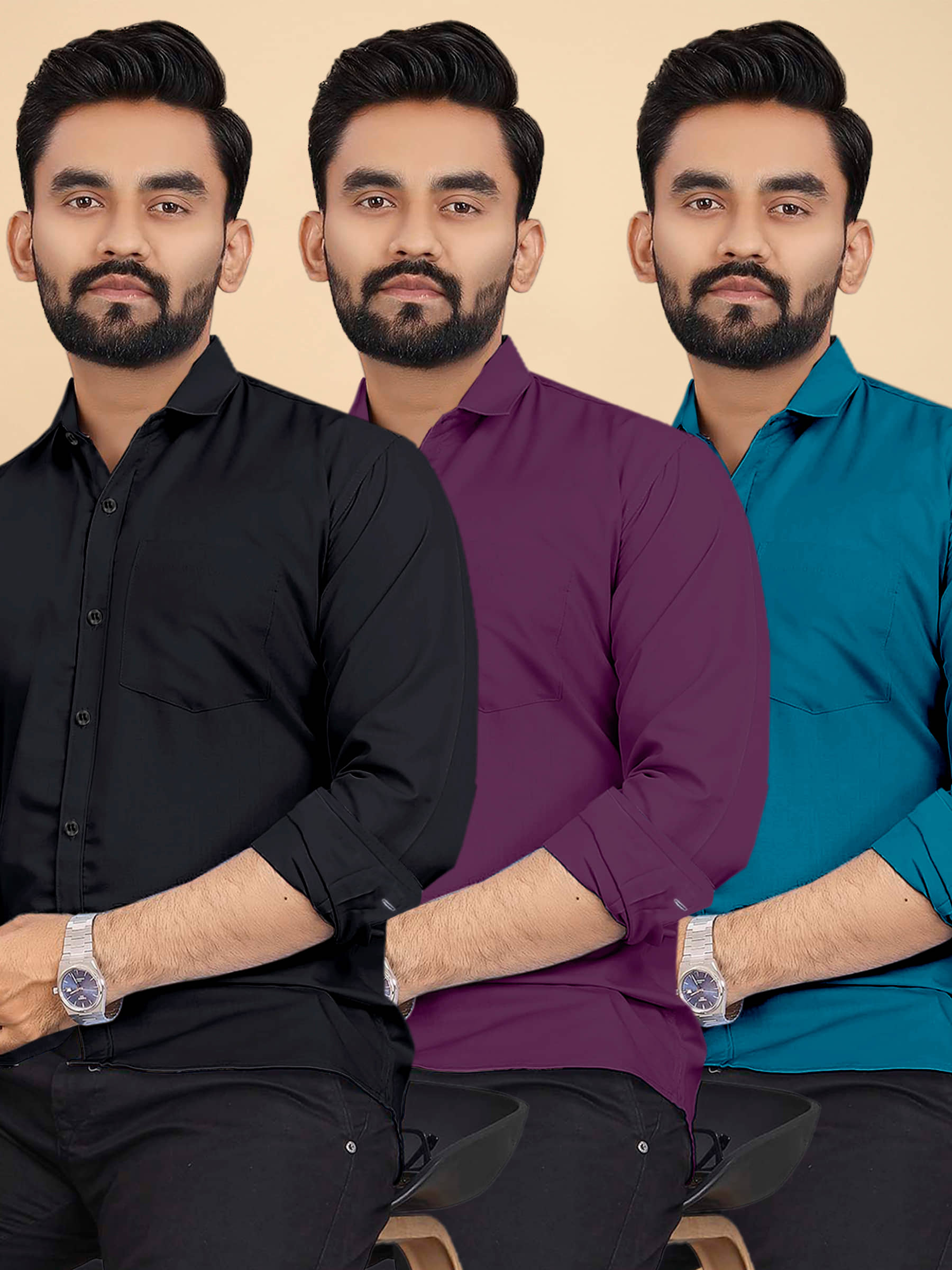 WALFORD KENZO Gold Casual Slim Fit Shirt