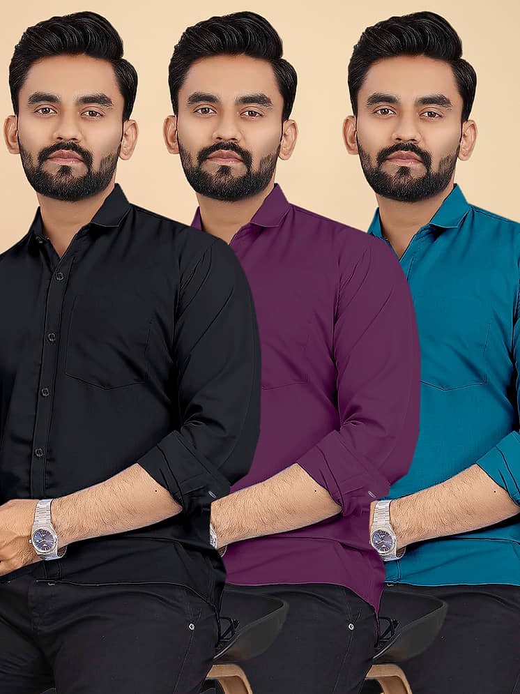 WALFORD KENZO Gold Casual Slim Fit Shirt - Main Image