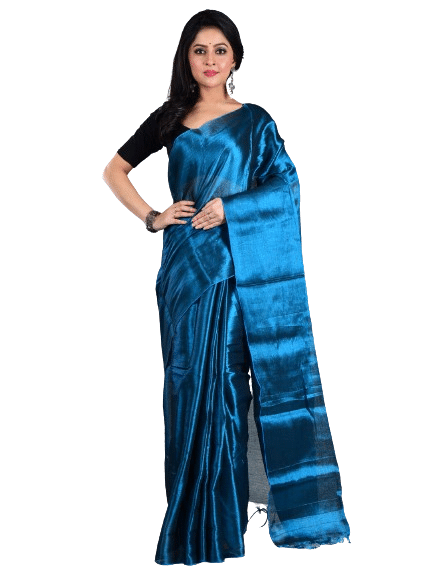 Aakar Tissue Self Design Saree With Unstitched Blouse Piece ( Turquoise ) Aakar Tissue Self Design Saree With Unstitched Blouse Piece ( Turquoise )